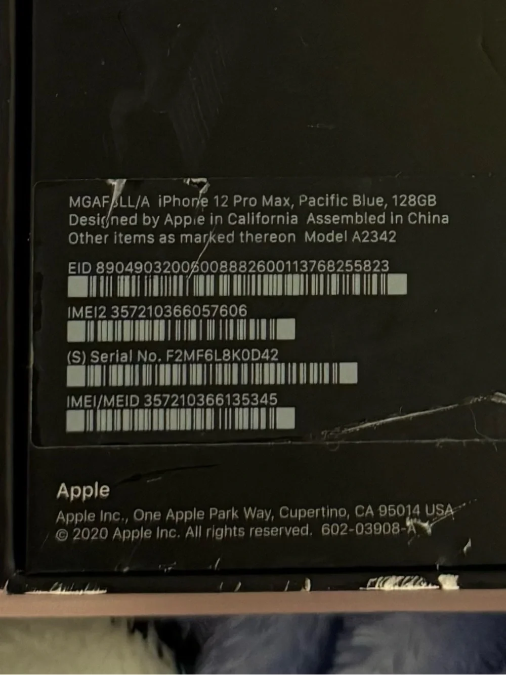 Apple iPhone 12 Pro Max - Pacific Blue - 128GB